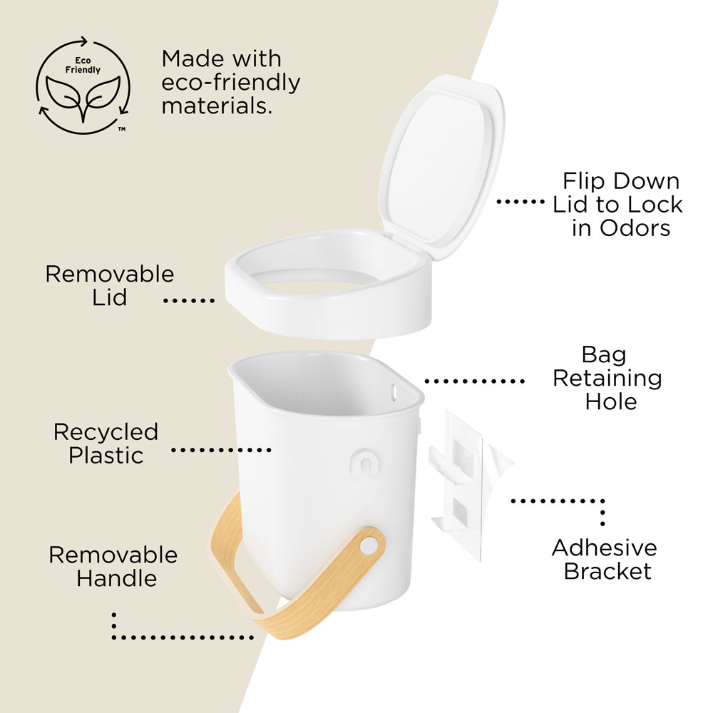 Bellwood Compost Bin - White