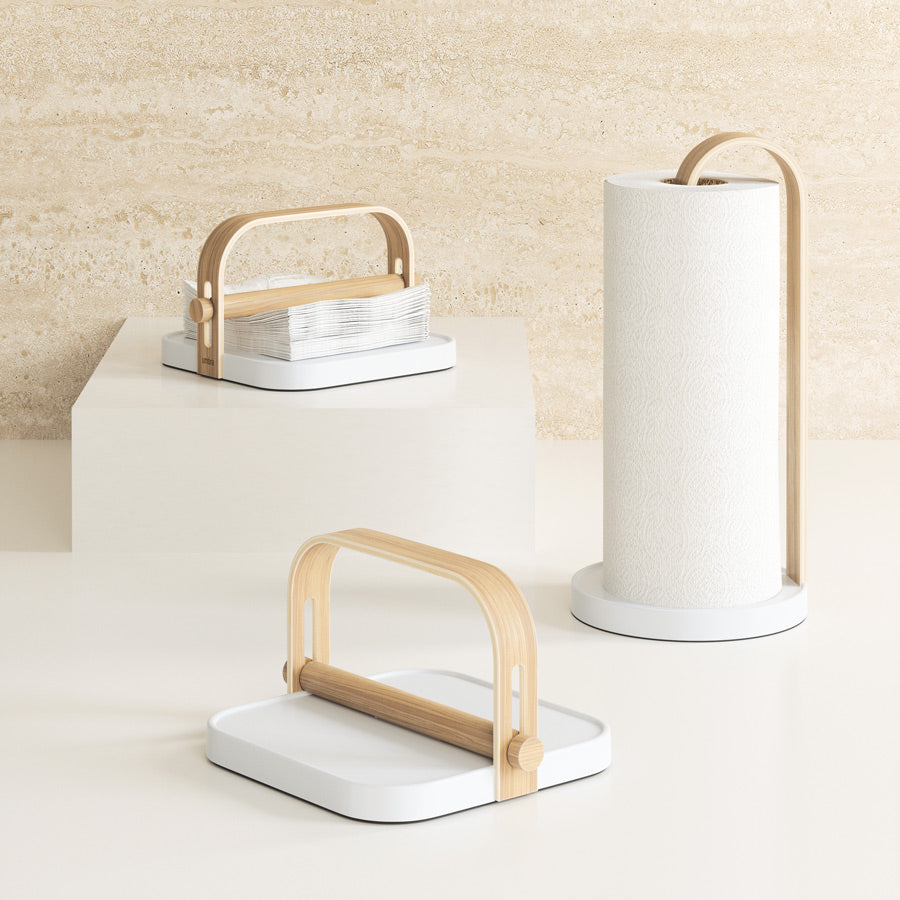 Bellwood Paper Towel Holder - White