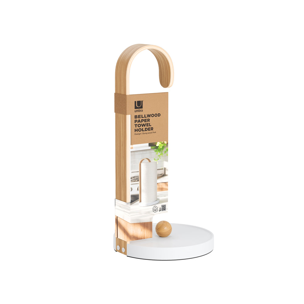Bellwood Paper Towel Holder - White