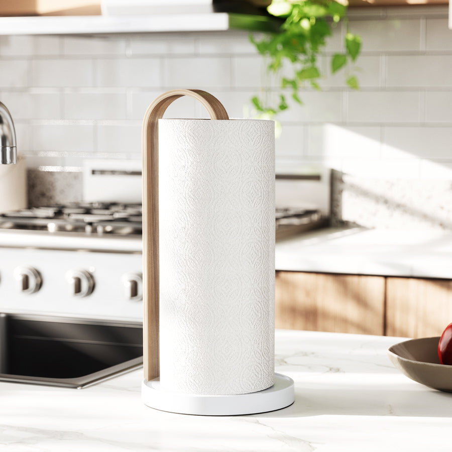 Bellwood Paper Towel Holder - White