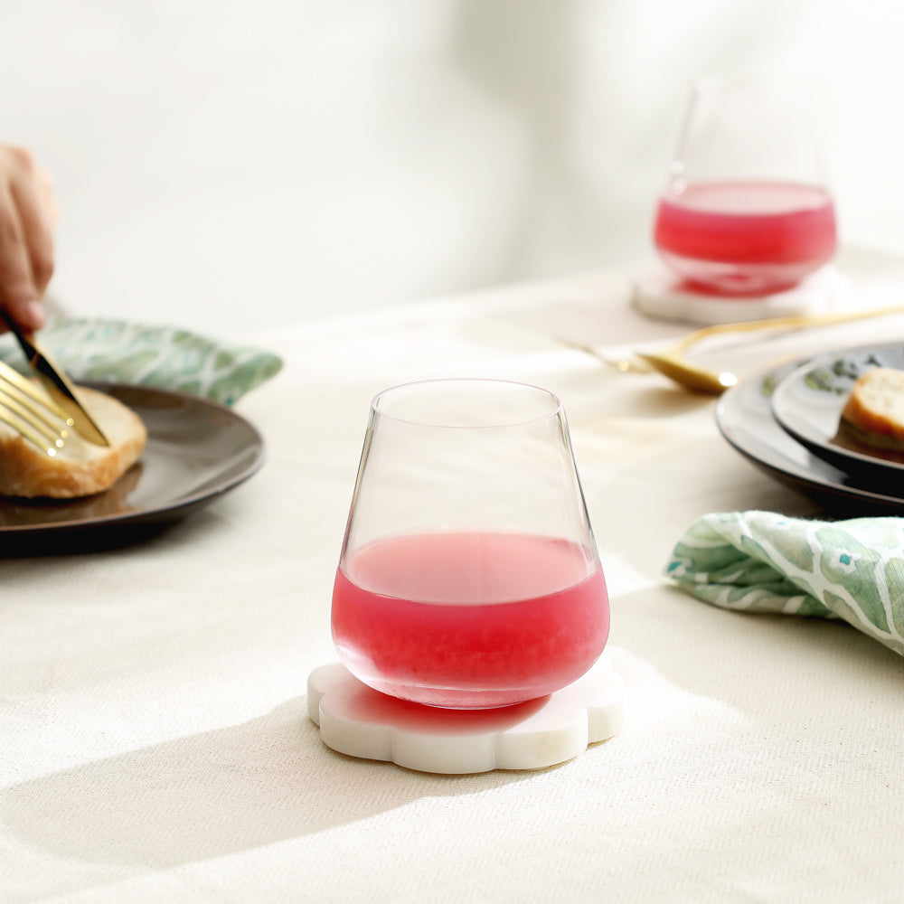 Belo Short Tumblers 280ml, Set of 4 - Clear