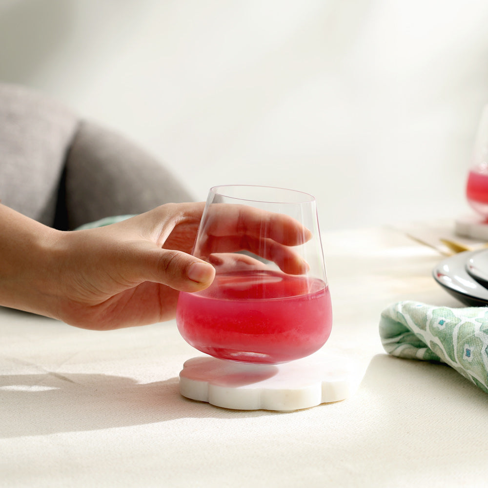 Belo Short Tumblers 280ml, Set of 4 - Clear