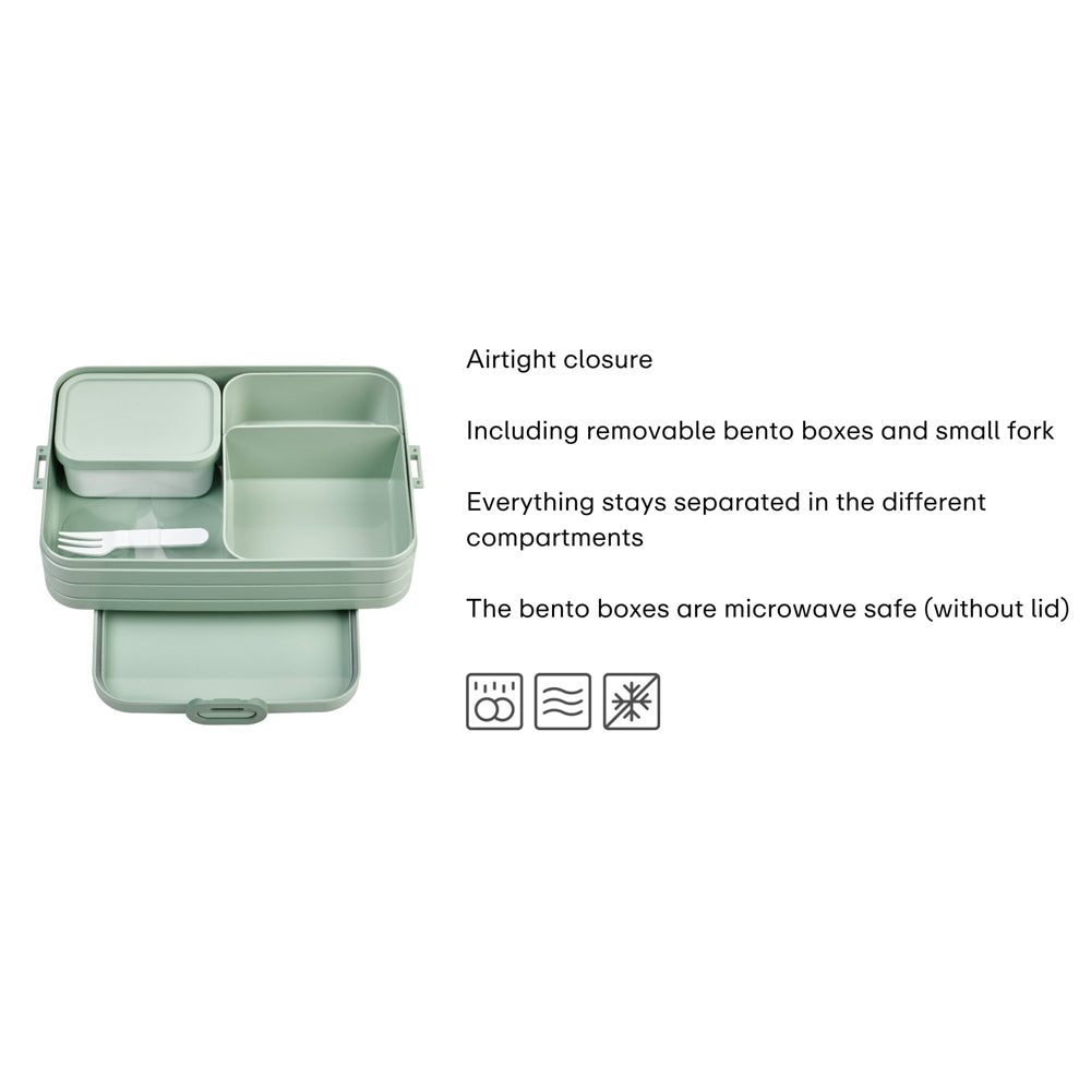 Bento Lunch Box Large - Nordic Sage