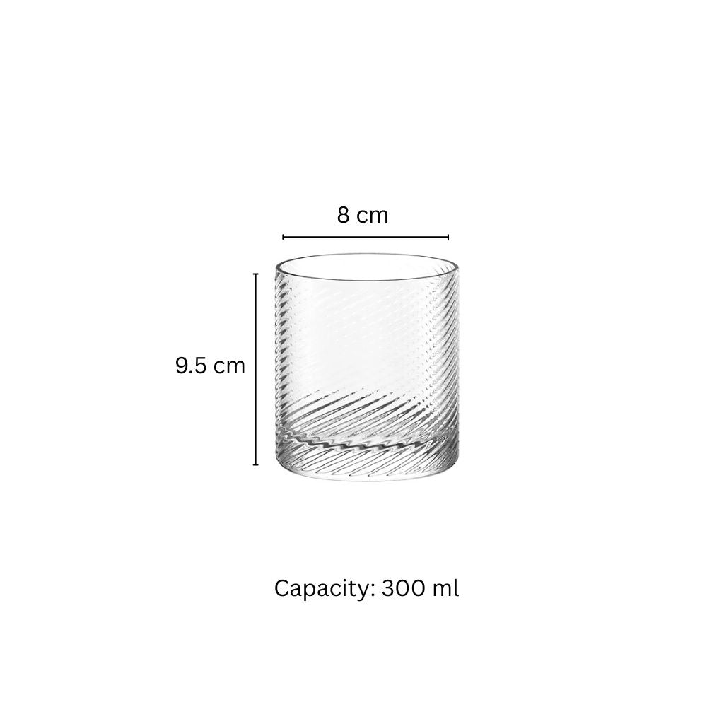 Berlin Whisky Tumblers 300ml, Set of 6