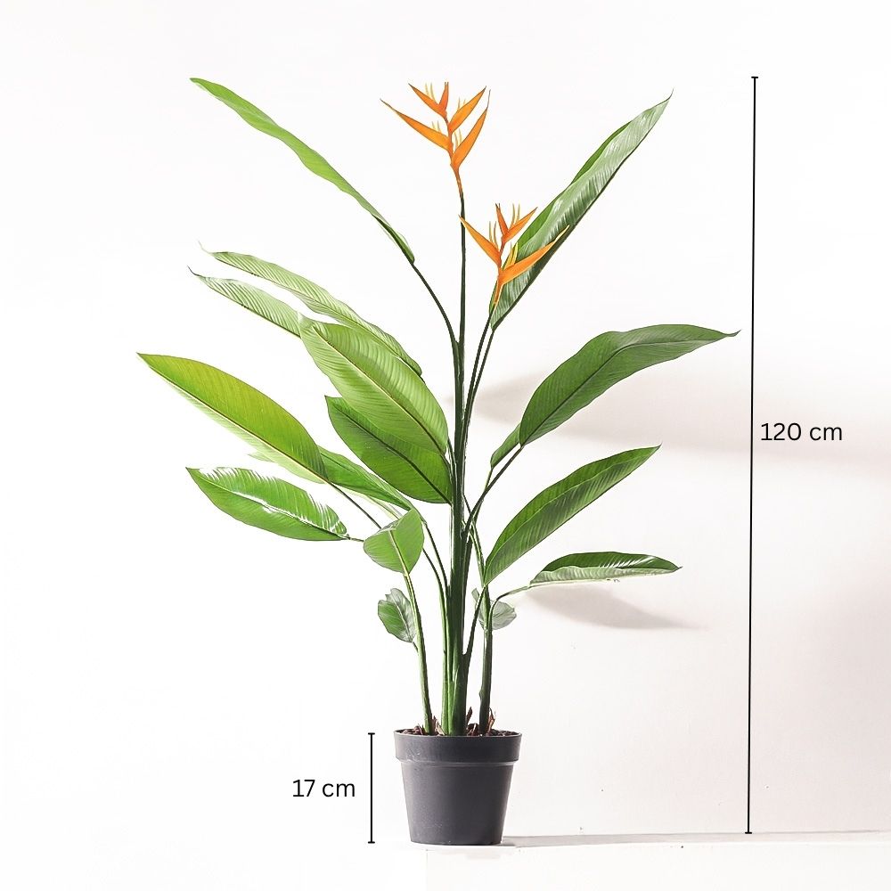 Bird-of-Paradise Artificial Potted Plant Tall - Yellow
