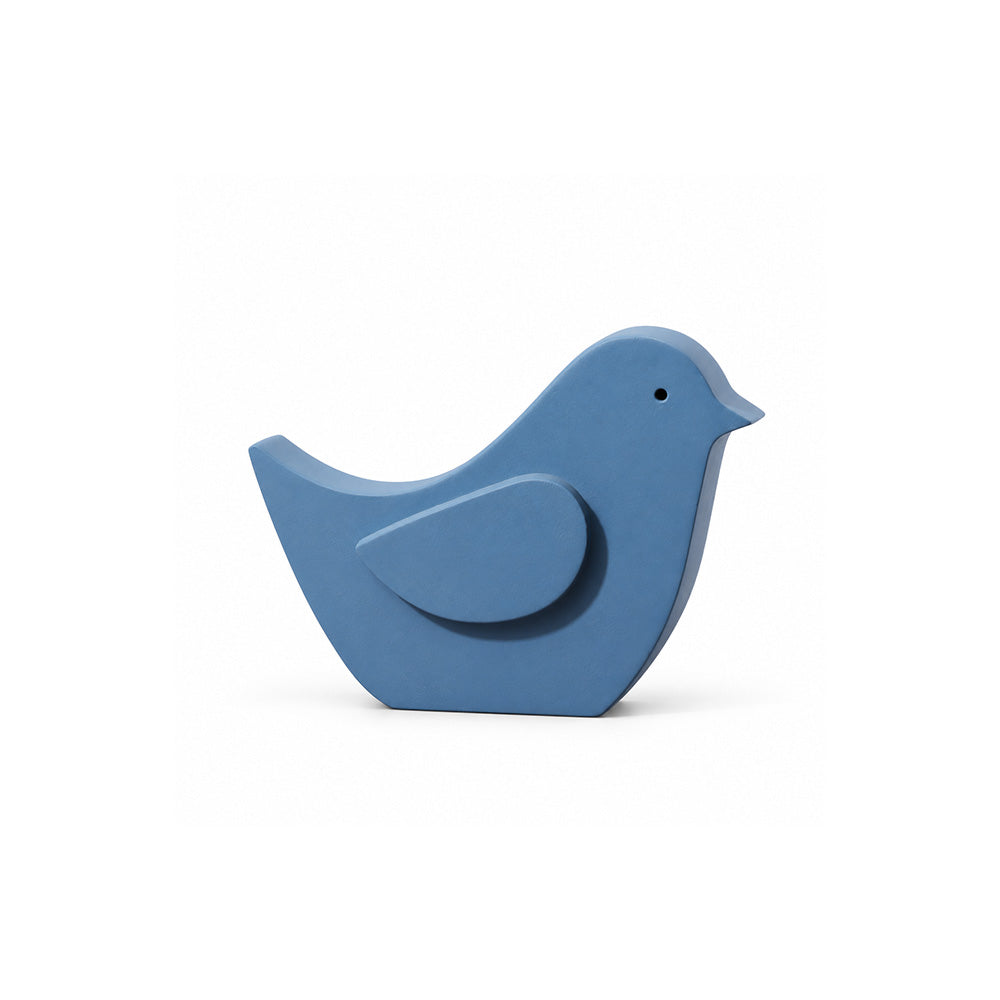 Bird Concrete Sculpture - Dark Blue