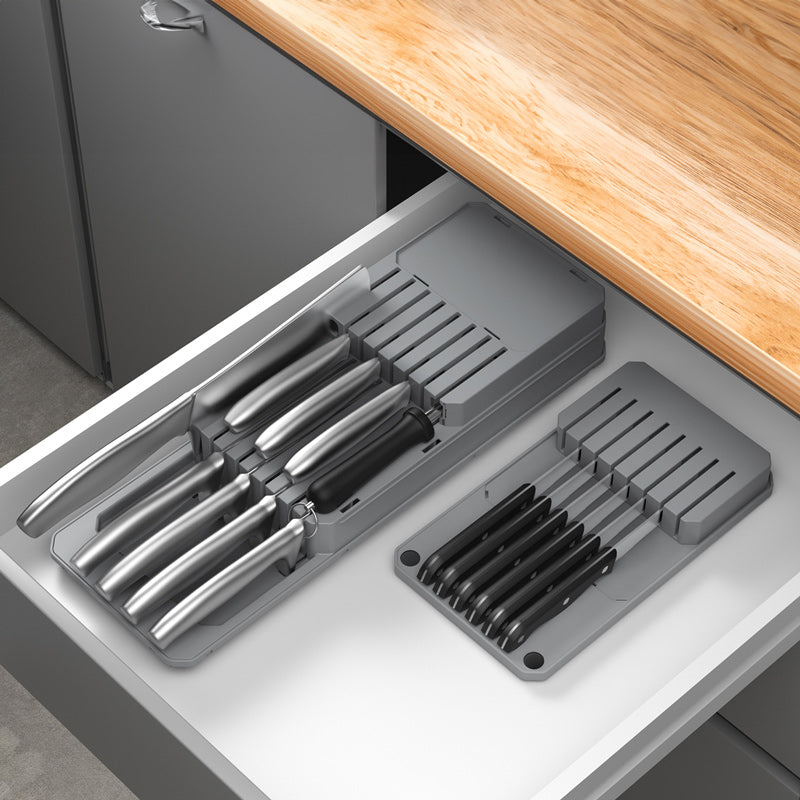 Blade-Fit Adjustable Knife Organizer - Grey