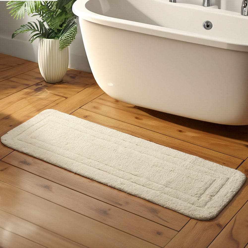 Blake Rectangular Bath Runner - Ivory