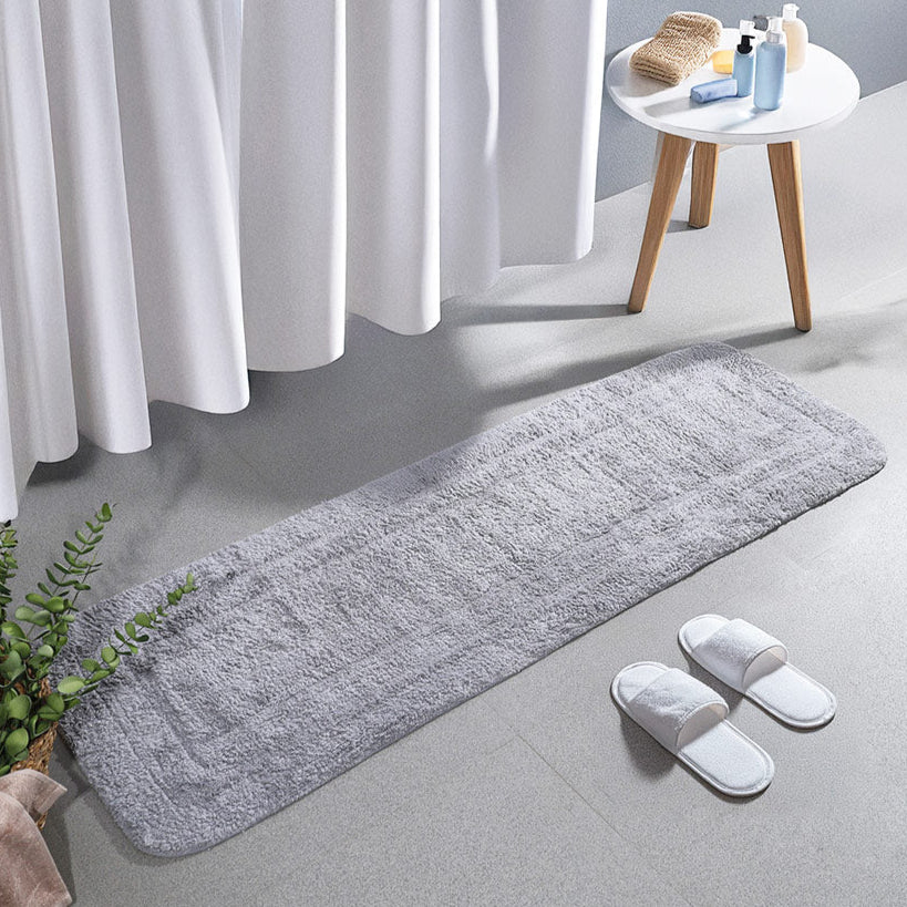Blake Rectangular Bath Runner - Light Grey