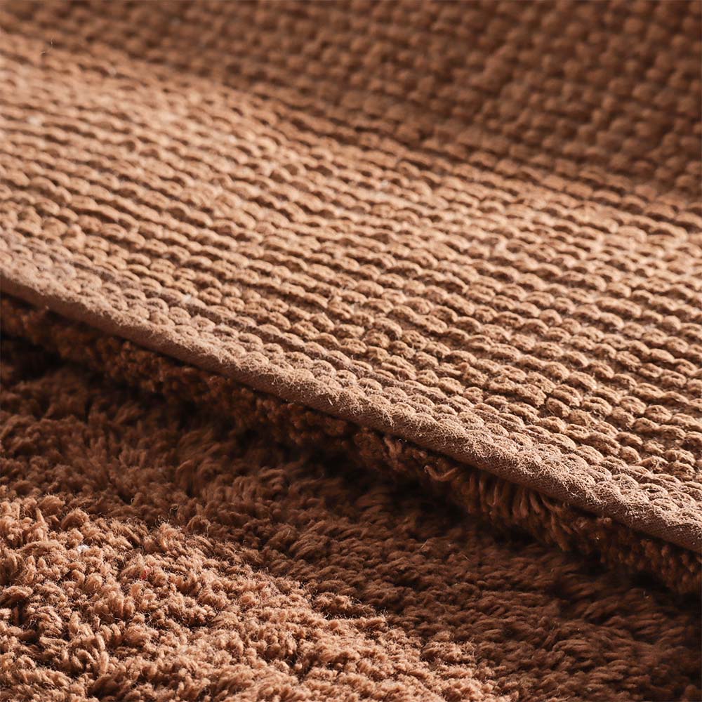 Blake Rectangular Bath Runner - Walnut Brown