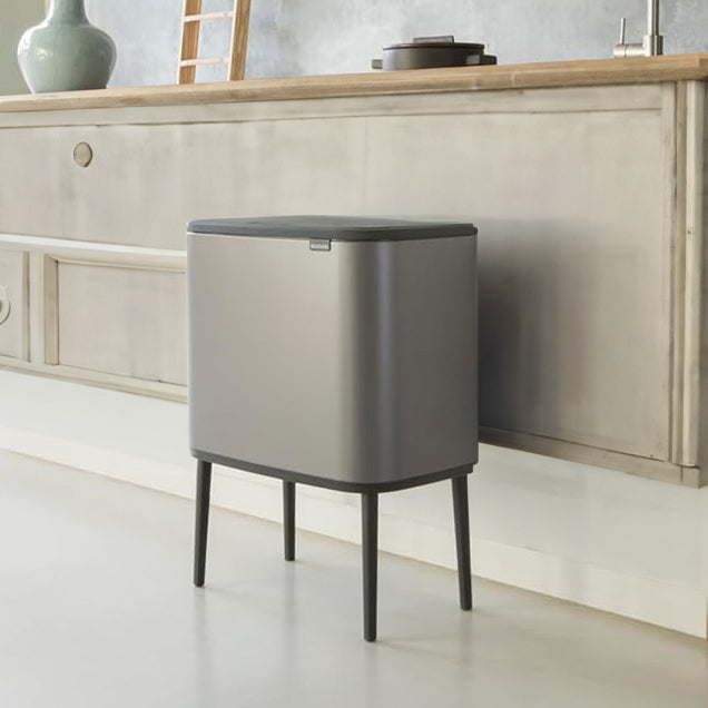 Bo Touch Bin 36L - Platinum Grey