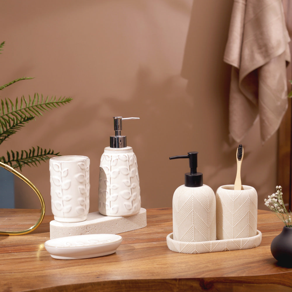 Botanist 3-piece Bathroom Set - Cream