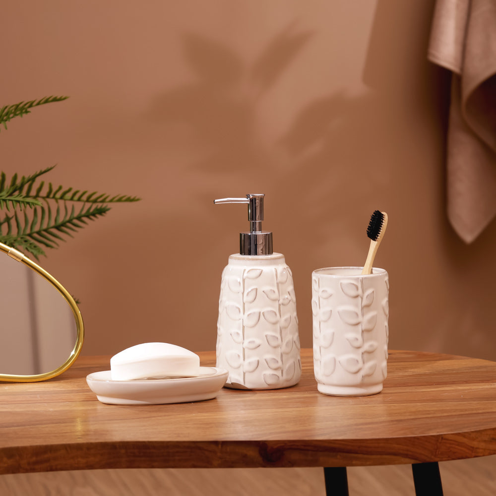 Botanist 3-piece Bathroom Set - Cream