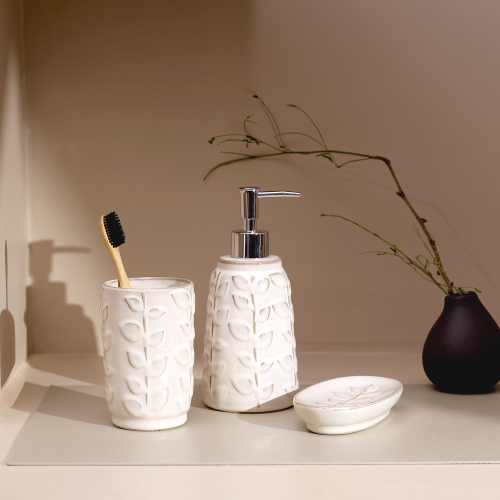 Botanist 3-piece Bathroom Set - Cream