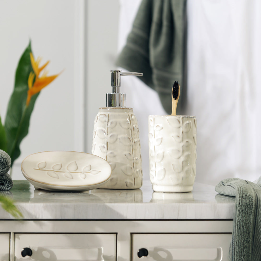 Botanist 3-piece Bathroom Set - Cream