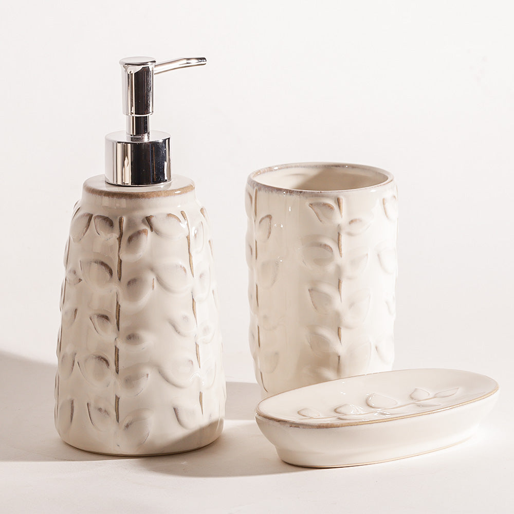 Botanist 3-piece Bathroom Set - Cream