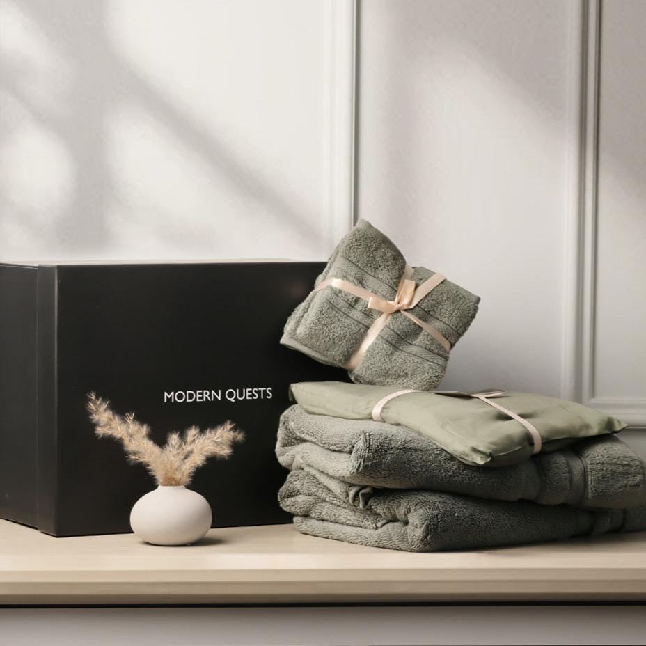 Bottega & Atelier 5-Piece Gift Set - Dark Green & Olive