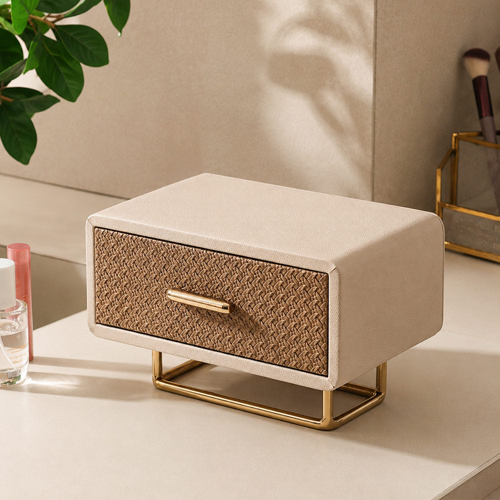 Boxa Elevated Organiser with Drawer - Earthy