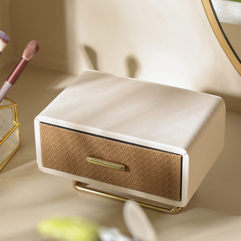 Boxa Elevated Organiser with Drawer - Earthy