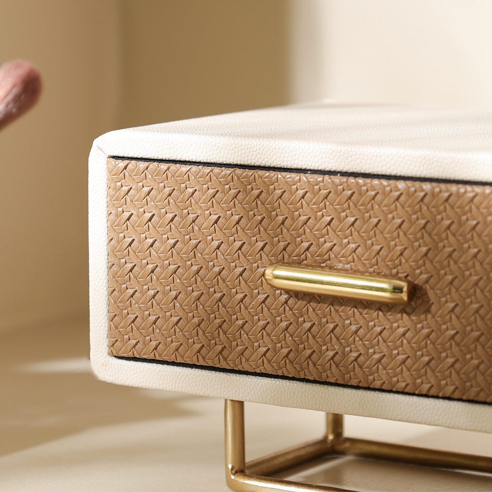 Boxa Elevated Organiser with Drawer - Earthy
