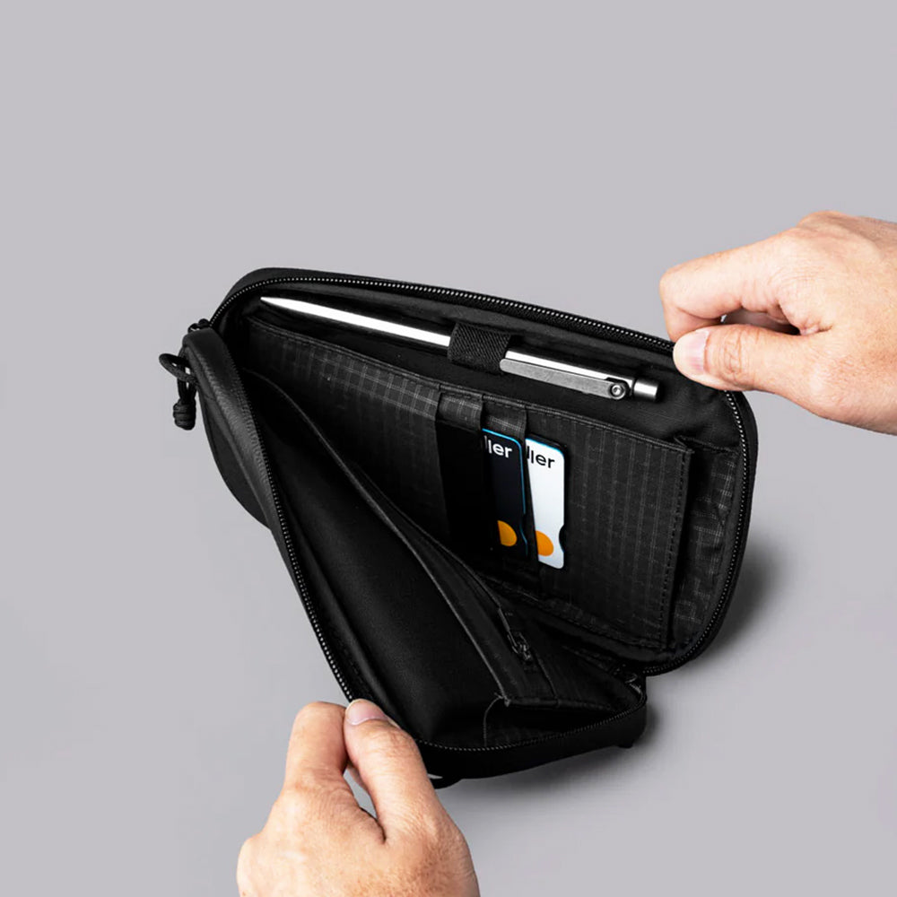 Bravo Passport Pouch - Axoflux Black