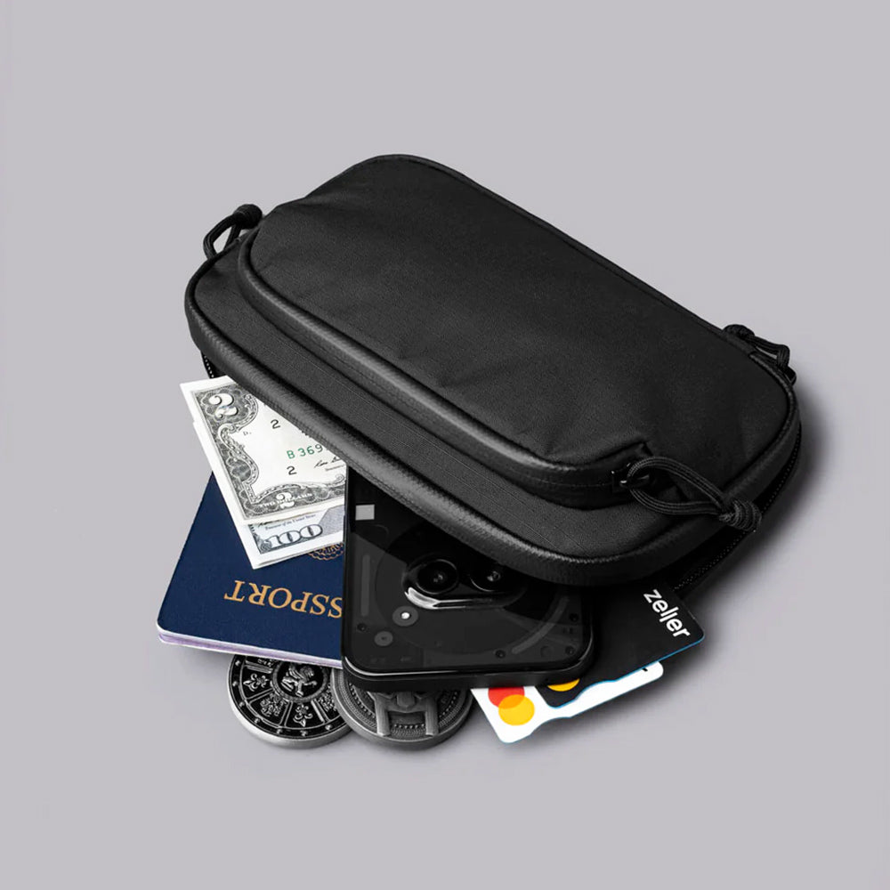Bravo Passport Pouch - Axoflux Black