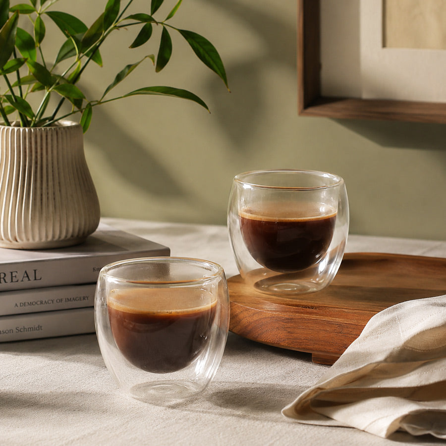 Brew Double Wall Glasses, Set of 2 - Mini