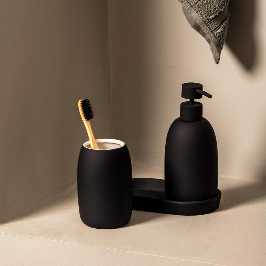 Brio 3-piece Bathroom Set - Black