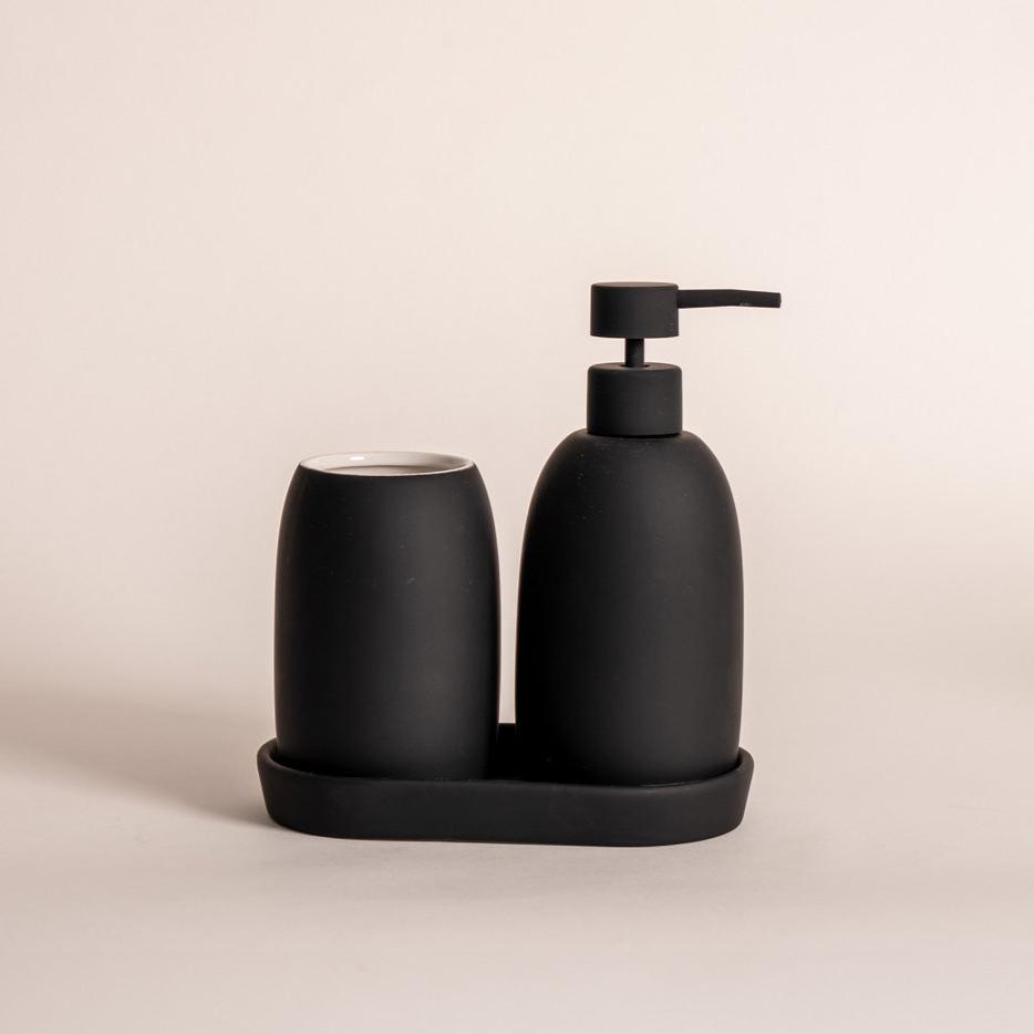 Brio 3-piece Bathroom Set - Black