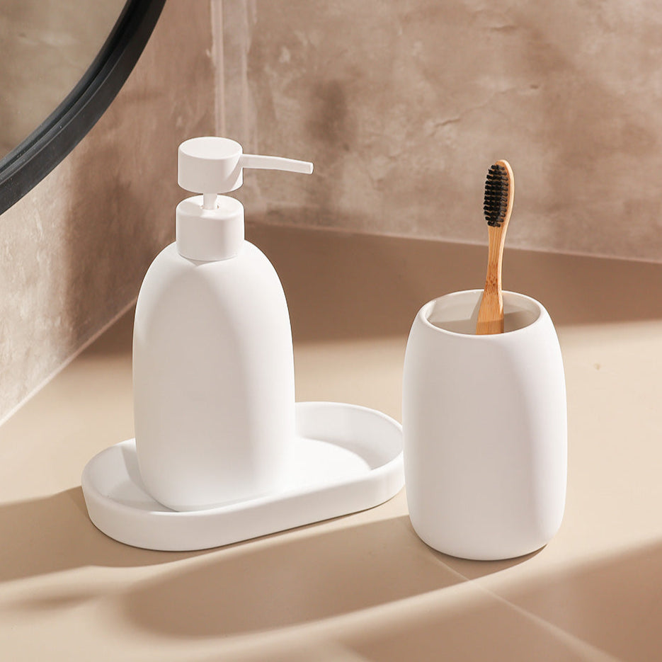 Brio 3-piece Bathroom Set - White