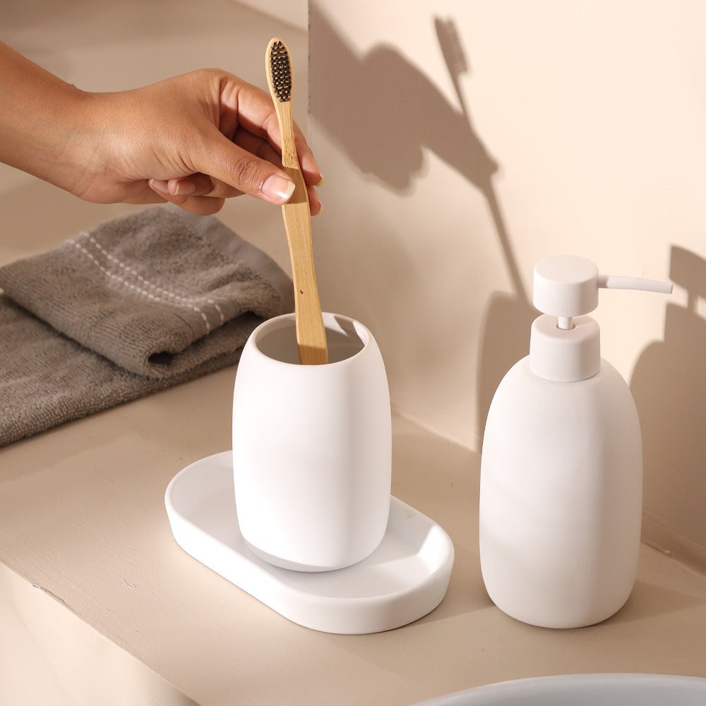 Brio 3-piece Bathroom Set - White