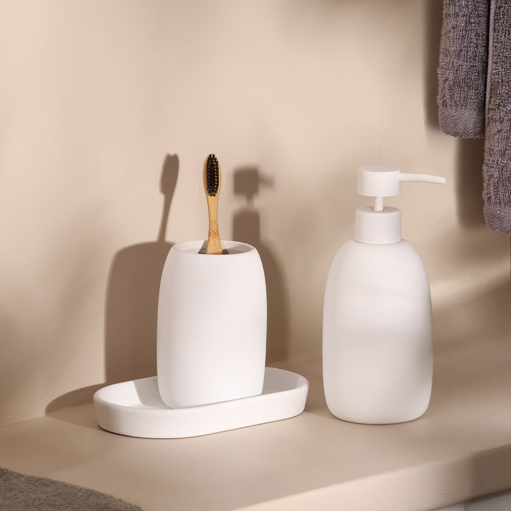 Brio 3-piece Bathroom Set - White