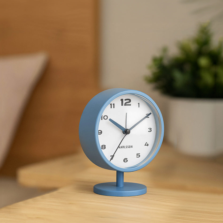 Brisk Dome Alarm Clock - Blue