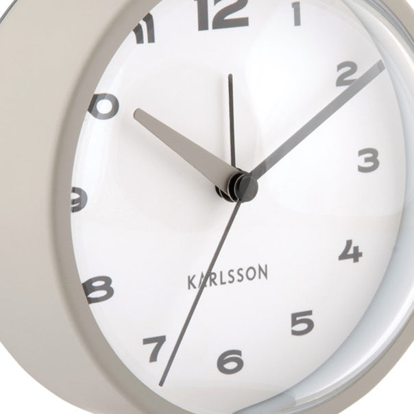 Brisk Dome Alarm Clock - Grey