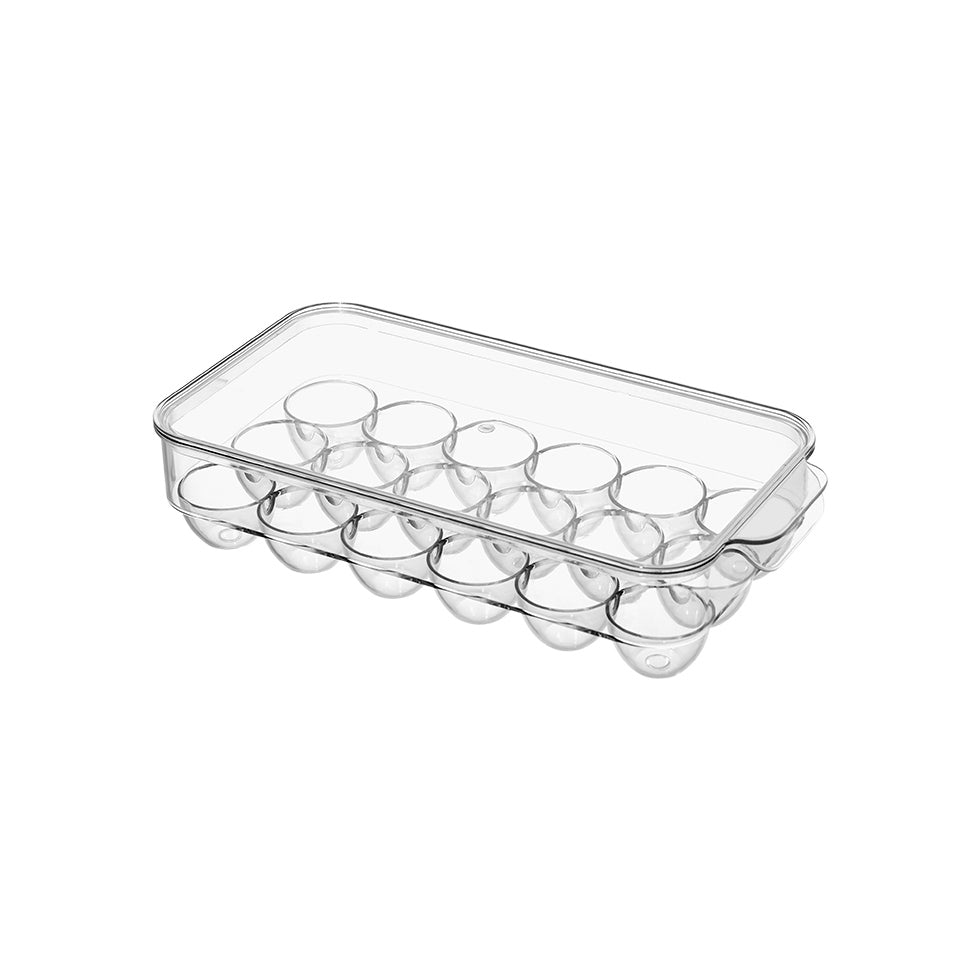 Brisk Multi-Purpose Fridge Organizers, Set of 4 - Clear