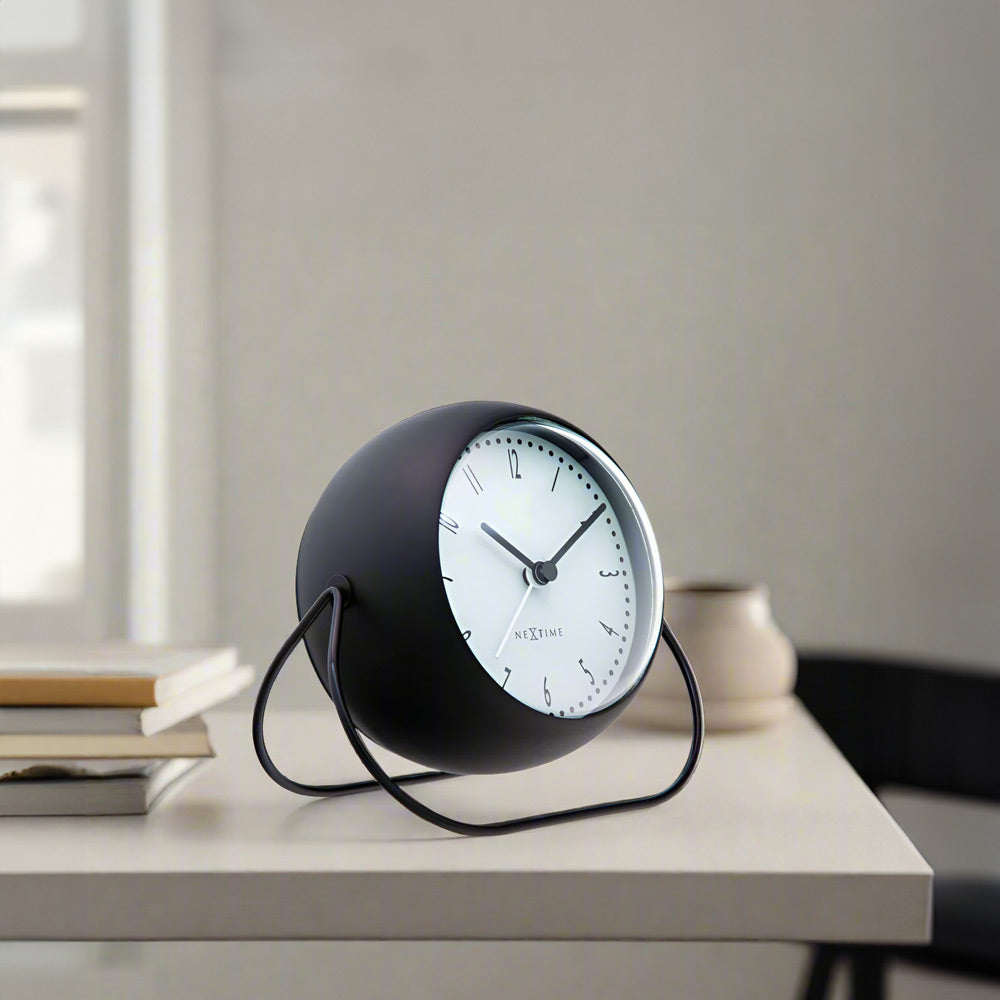 Bubble Alarm Clock - Black