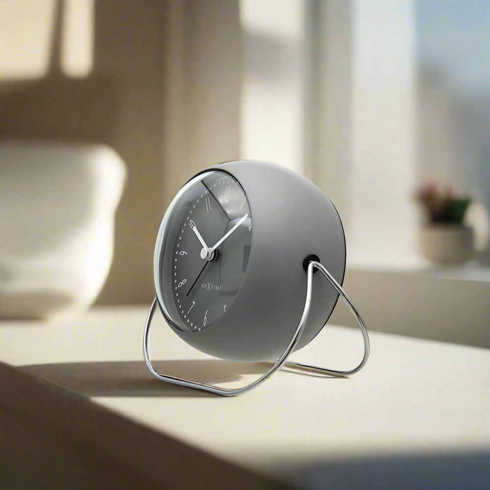 Bubble Alarm Clock - Grey