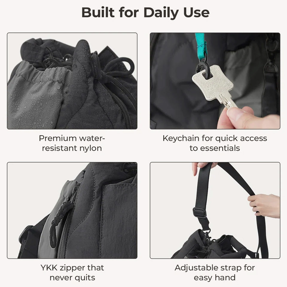 Paz Bucket Bag 5L - Black