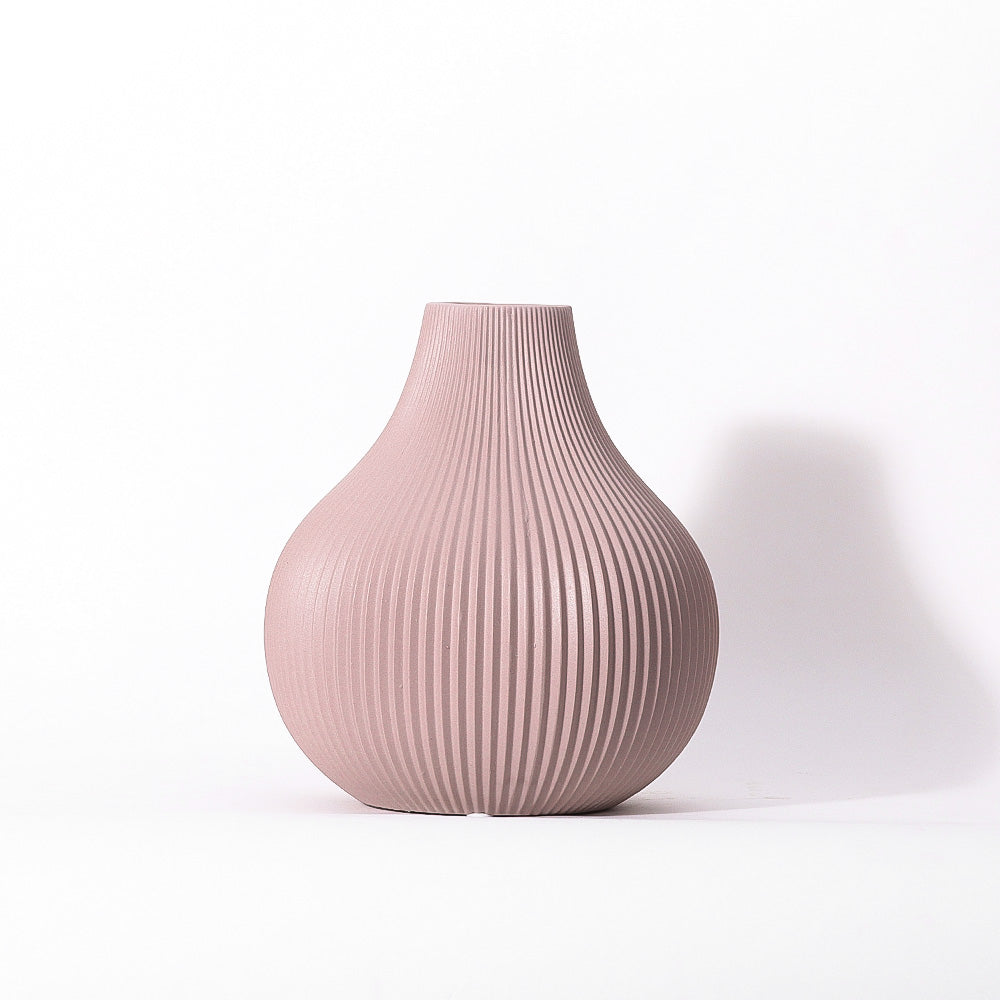 Bud Porcelain Medium Vase - Pink