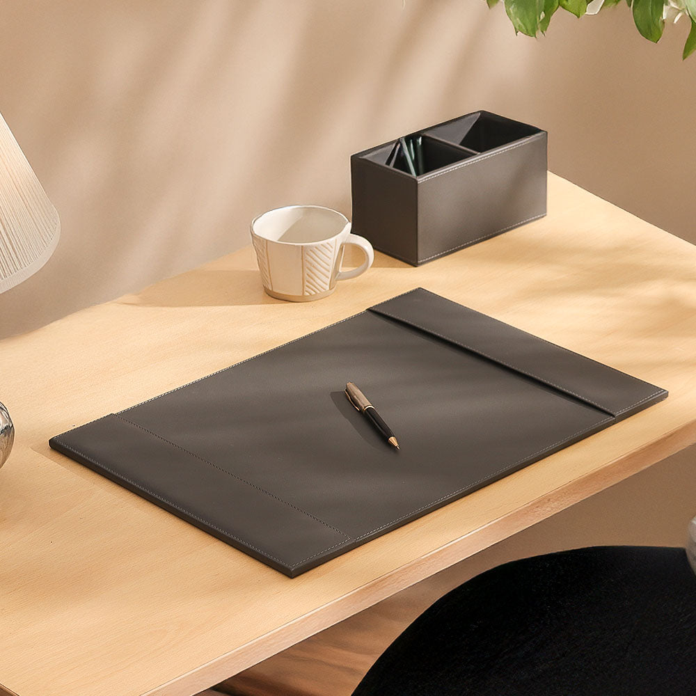 Bureau Desk Mat - Dark Grey