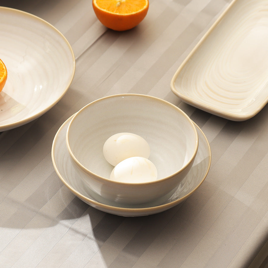 Café RT Breakfast Bowl - Greyish White