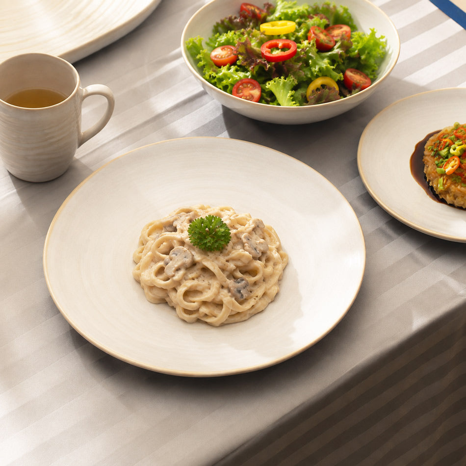 Café RT Dinner Plate - Greyish White