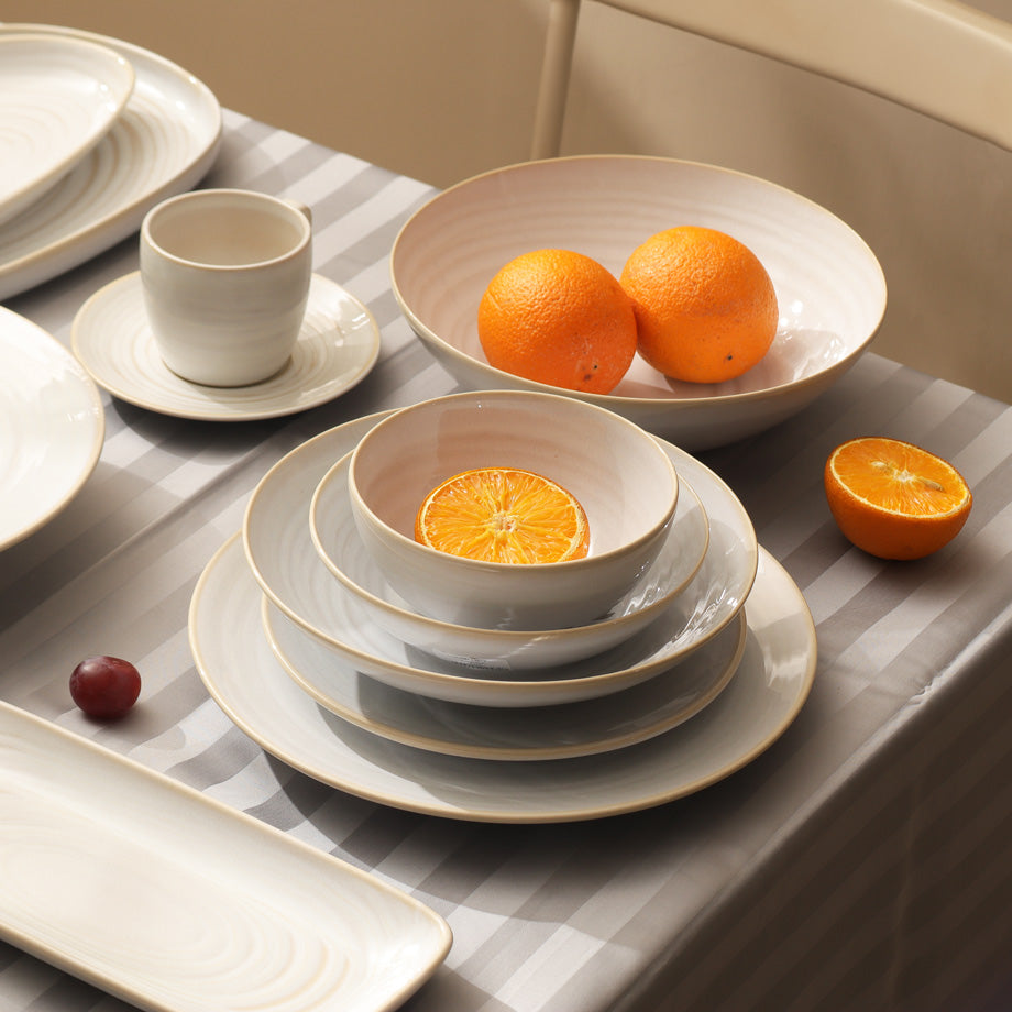 Café RT Dinner Plate - Greyish White