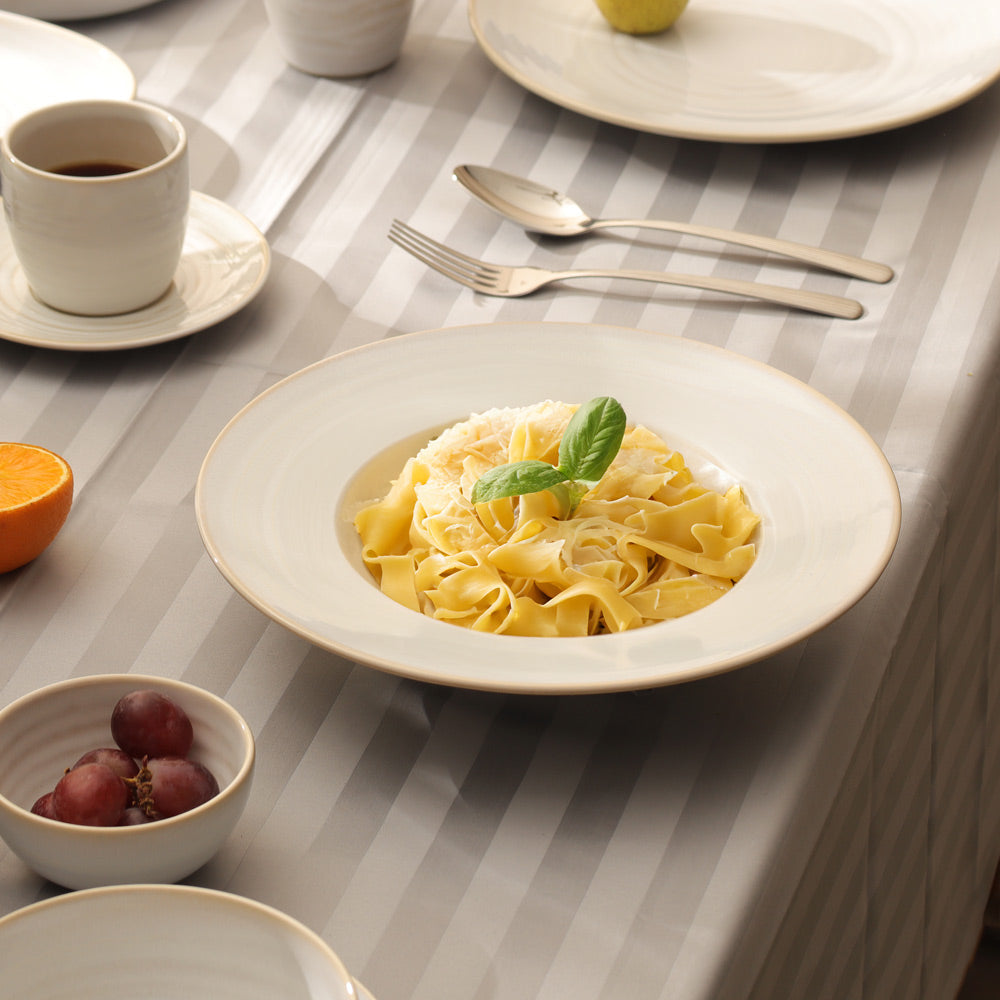 Café RT Pasta Plate - Greyish White