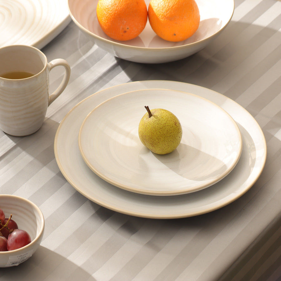 Café RT Quarter Plate - Greyish White