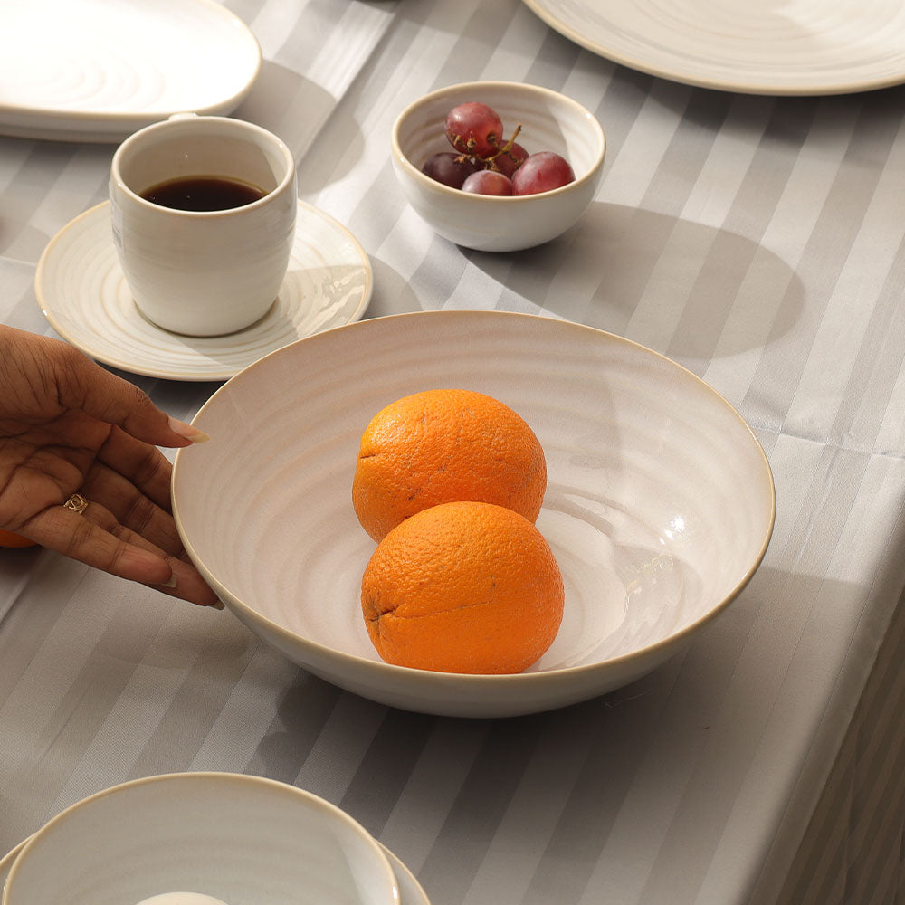 Café RT Serving Bowl - Greyish White