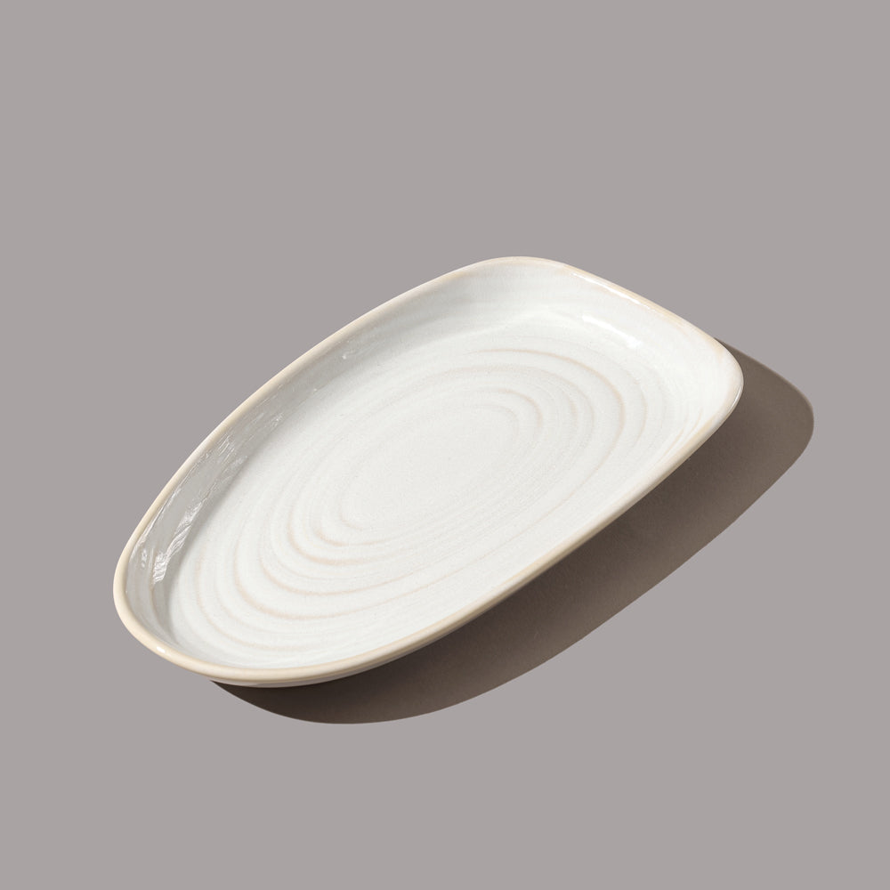 Café RT Serving Platter - Greyish White