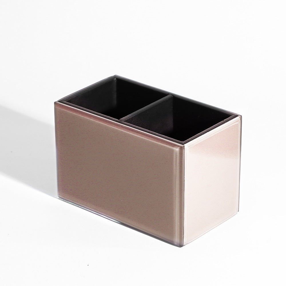 Cala Glass Duo Organizer - Taupe