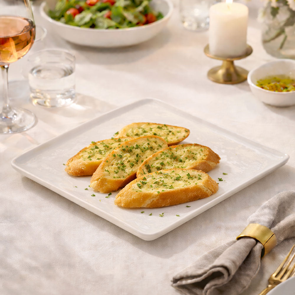 Calder Square Serving Plate - Textured White