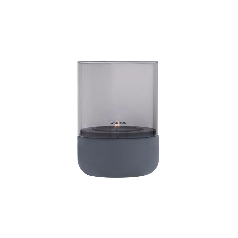 Calma Tealight Hurricane - Steel Grey